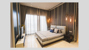 MJ Opera Wakad 2 BHK - Luxurious Bedroom 